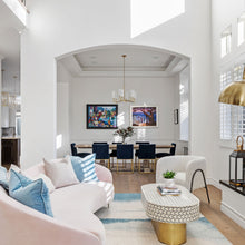 Load image into Gallery viewer, Dillon Chandelier in living room.
