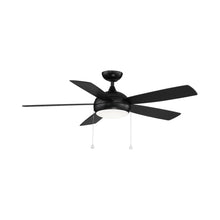 Load image into Gallery viewer, Disc II LED Ceiling Fan in Matte Black.
