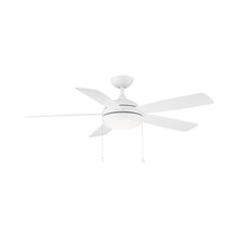 Load image into Gallery viewer, Disc II LED Ceiling Fan in Matte White.
