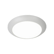 Load image into Gallery viewer, Disc LED Ceiling/Wall Light in White (6-Inch).
