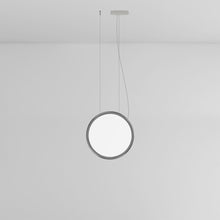Load image into Gallery viewer, Discovery LED Vertical Suspension Light in Polished Aluminum/Standard (Small).
