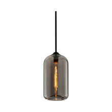 Load image into Gallery viewer, District Pendant Light in Smoke (Small).
