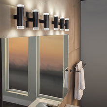 Load image into Gallery viewer, Dobson II LED Bath Wall Light in bathroom.

