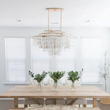 Load image into Gallery viewer, Dolce Linear Pendant Light in dining room.
