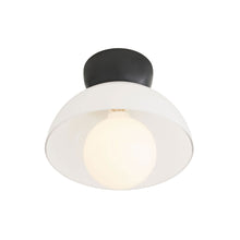 Load image into Gallery viewer, Donley Semi Flush Mount Ceiling Light in Detail.
