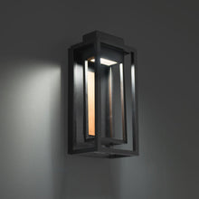 Load image into Gallery viewer, Dorne Outdoor LED Wall Light in Detail.
