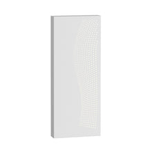 Load image into Gallery viewer, Dotwave™ Outdoor LED Wall Light in Textured White/Rectangle.
