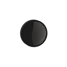 Load image into Gallery viewer, Dotwave™ Round Outdoor LED Wall Light in Small/Textured Black.
