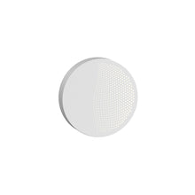 Load image into Gallery viewer, Dotwave™ Round Outdoor LED Wall Light in Small/Textured White.
