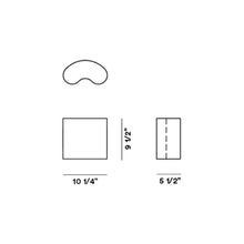 Load image into Gallery viewer, Double 07 Wall Light - line drawing.
