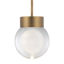 Load image into Gallery viewer, Double Bubble LED Pendant Light in Detail.
