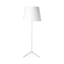 Load image into Gallery viewer, Double Shade Floor Lamp in White.
