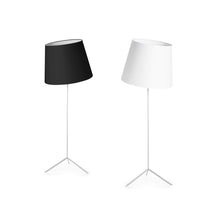Load image into Gallery viewer, Double Shade Floor Lamp in Detail.
