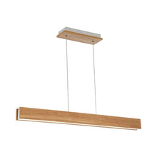 Load image into Gallery viewer, Drift Linear LED Pendant Light in Small/Walnut.
