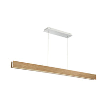 Load image into Gallery viewer, Drift Linear LED Pendant Light in Medium/Walnut.
