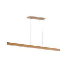 Load image into Gallery viewer, Drift Linear LED Pendant Light in Large/Walnut.

