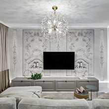 Load image into Gallery viewer, Dunkirk Chandelier in living room.
