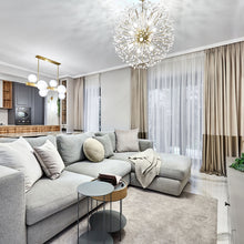 Load image into Gallery viewer, Dunkirk Chandelier in living room.
