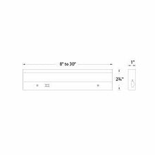 Load image into Gallery viewer, Duo AC-LED Color Options Light Bars Undercabinet Light - line drawing.
