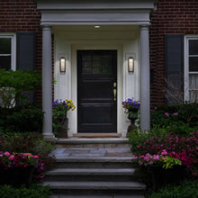 Load image into Gallery viewer, Amherst Outdoor LED Wall Light in porch.

