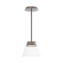 Load image into Gallery viewer, Chandra LED Mini Pendant Light in Brushed Nickel.

