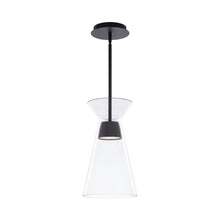 Load image into Gallery viewer, Chandra LED Pendant Light in Black.
