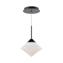 Load image into Gallery viewer, Chrysalis LED Mini Pendant Light in Black.
