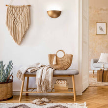 Load image into Gallery viewer, Collette LED Wall Light in living room.

