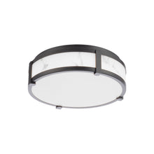 Load image into Gallery viewer, Constantine LED Flush Mount Ceiling Light in Black (14-Inch).

