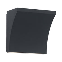 Load image into Gallery viewer, Cornice LED Wall Light in Black.
