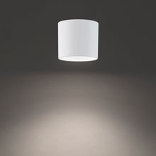 Load image into Gallery viewer, Downtown Outdoor LED Flush Mount Ceiling Light in Detail.
