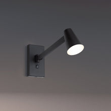 Load image into Gallery viewer, Grisham LED Swing Arm Wall Light in Detail.
