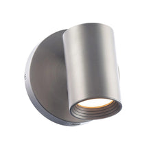 Load image into Gallery viewer, Kepler LED Wall Light in Brushed Nickel.

