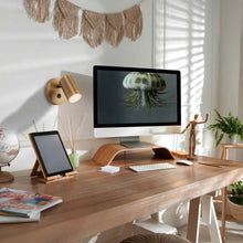 Load image into Gallery viewer, Kepler LED Wall Light in office.
