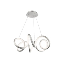 Load image into Gallery viewer, Mamba LED Pendant Light in Brushed Nickel.
