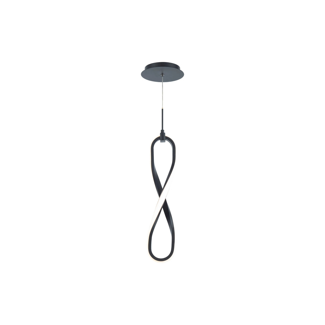 Marise LED Mini Pendant Light in Black.