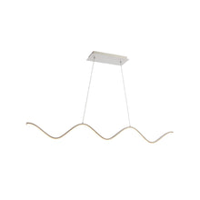 Load image into Gallery viewer, Morae LED Pendant Light in Brushed Nickel (Linear).
