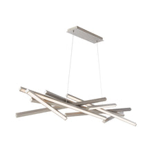 Load image into Gallery viewer, Parallax LED Chandelier in Brushed Nickel (Large).
