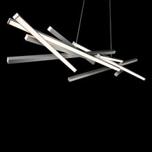 Load image into Gallery viewer, Parallax LED Chandelier in Detail.
