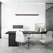 Load image into Gallery viewer, Pavilion LED Linear Pendant Light in office.
