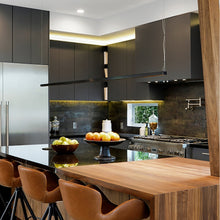 Load image into Gallery viewer, Dyna LED Linear Suspension Light in kitchen.
