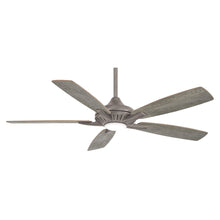 Load image into Gallery viewer, Dyno LED Ceiling Fan in Burnished Nickel / Savannah Gray.
