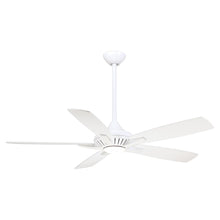 Load image into Gallery viewer, Dyno LED Ceiling Fan in White.
