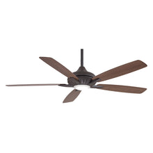 Load image into Gallery viewer, Dyno XL Smart LED Ceiling Fan in Oil Rubbed Bronze / Medium Maple Dark Walnut.
