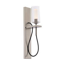 Load image into Gallery viewer, Eames LED Bath Wall Light in Brushed Nickel.
