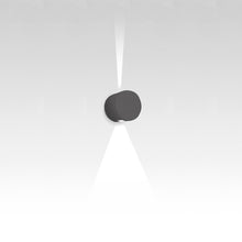 Load image into Gallery viewer, Effetto Round Outdoor LED Wall Light in Anthracite Grey/7W/1 Beam Narrow Spot/1 Beam Wide Flood.
