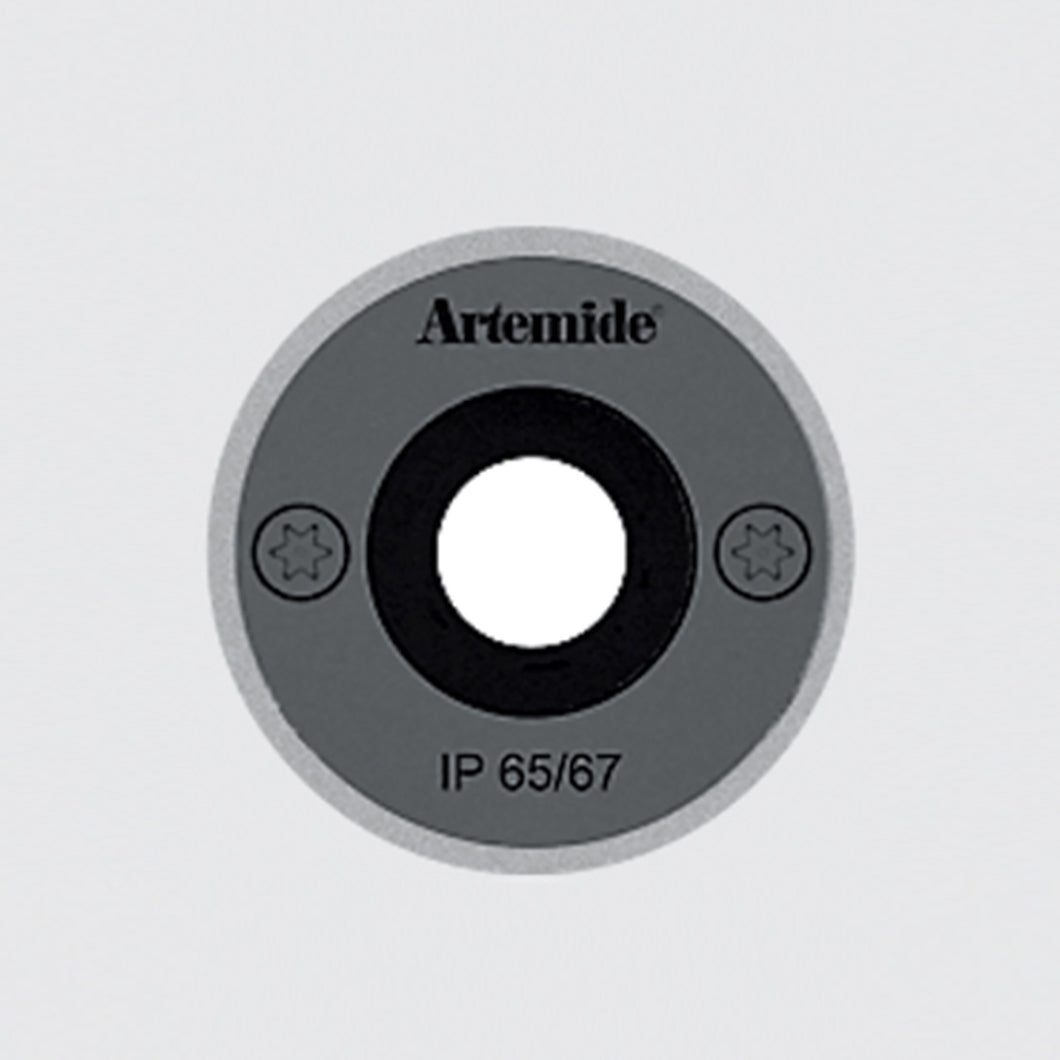 Ego Drive-Over Round Outdoor LED Ceiling Light in Small (3000K/14 Degrees).