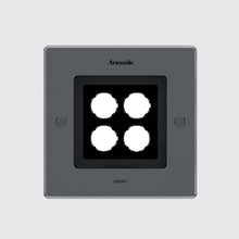 Load image into Gallery viewer, Ego Drive-Over Square Outdoor LED 14 Degree Ceiling Light in Large (3000K/10 Degrees).
