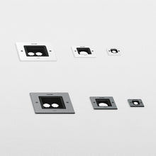 Load image into Gallery viewer, Ego Square Recessed Outdoor LED Ceiling Light in Detail.

