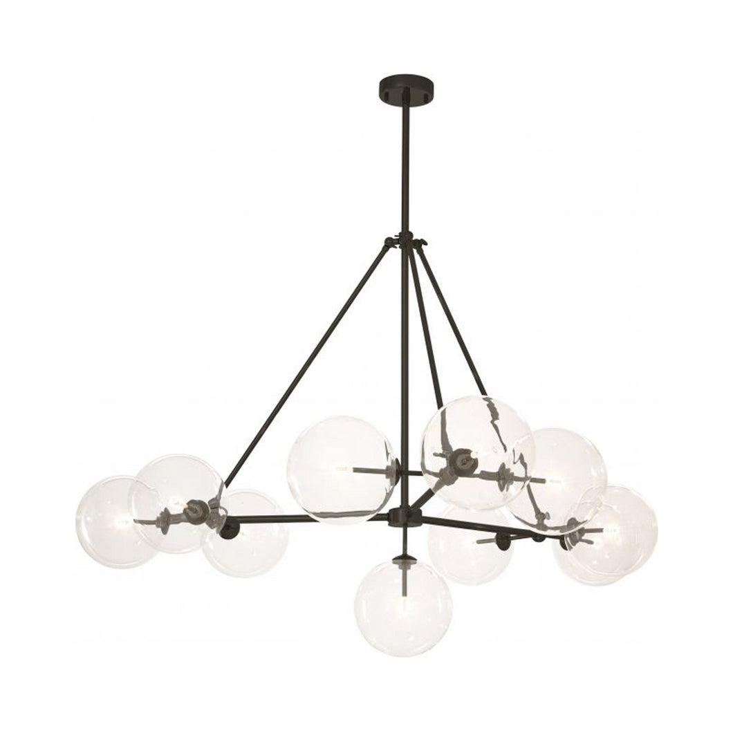 Bermude Chandelier in Bronze.